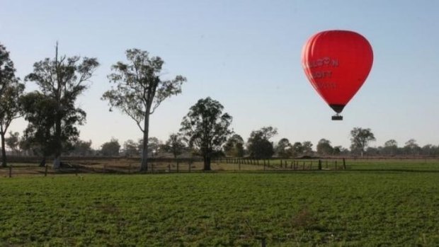 Two people have been injured during a hot air balloon ride operated by Gold Coast-based company Balloon Aloft. 