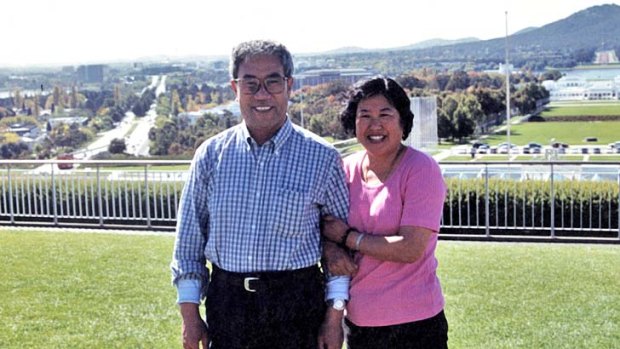 Together: Han Chao and Tian Shuqing planned a new life in Australia.