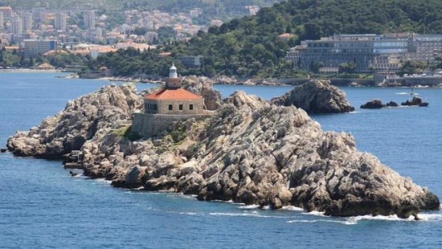 Lighthouse Grebeni, Croatia.