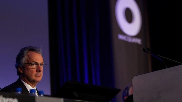 Macquarie chief Nicholas Moore is moving the bank away from riskier products.