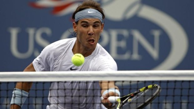 Rafael Nadal in action during last year's US Open.