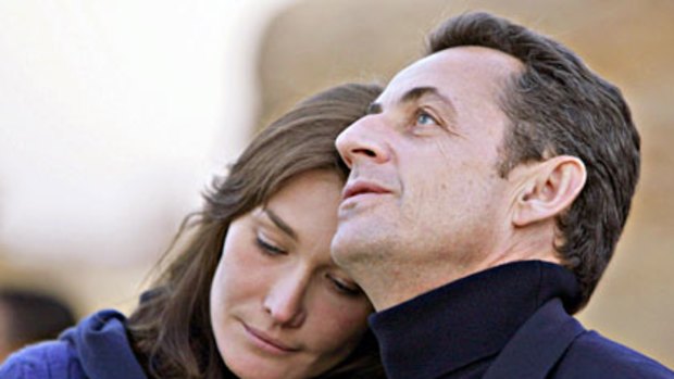 Fairytale romance ... Carla Bruni and Nicolas Sarkozy.