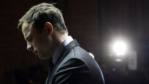 Accused of "fashioning a defence": Oscar Pistorius.
