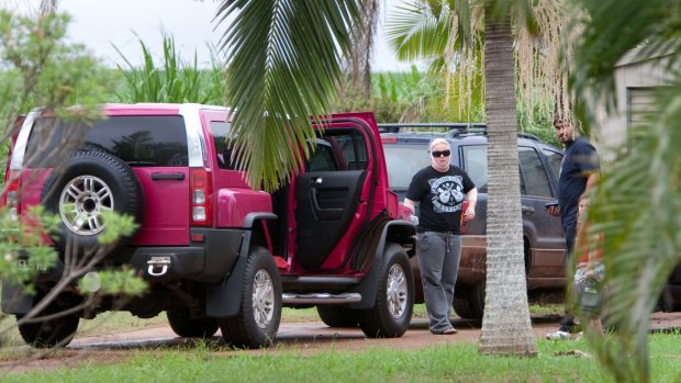 Mehmet "Max" Tosun and his wife Calie ("Kelly") arrive at their Childers home in their pink Hummer.