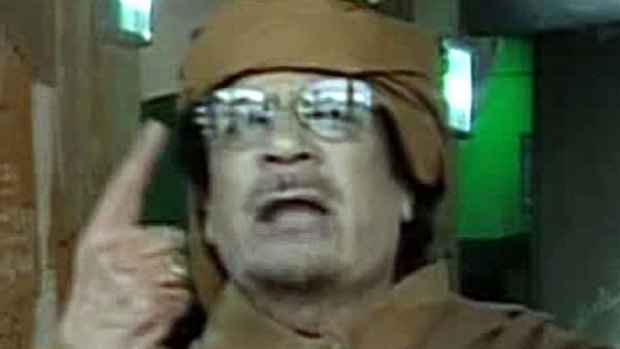 Rambling ... Muammar Gaddafi.