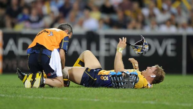 Huge loss: David Pocock's season was ended during a clash with the Waratahs.