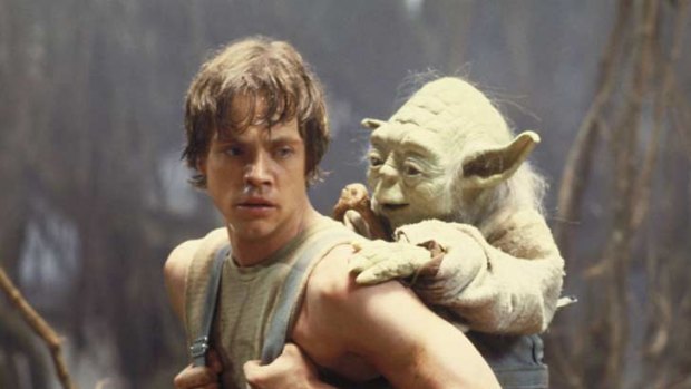 Yoda, short and green so you'll listen to him yammer about the Force.