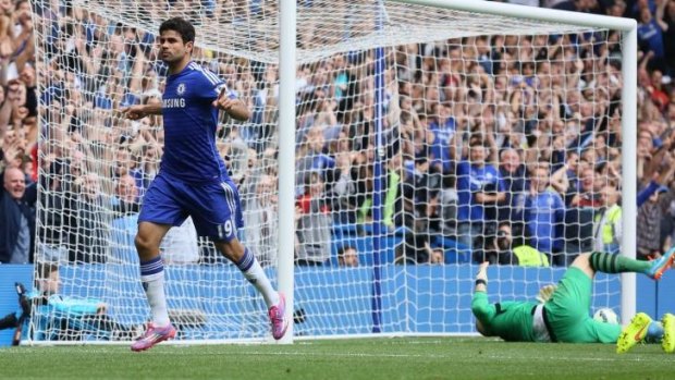 Groundhog Day: Diego Costa scores again for Chelsea.