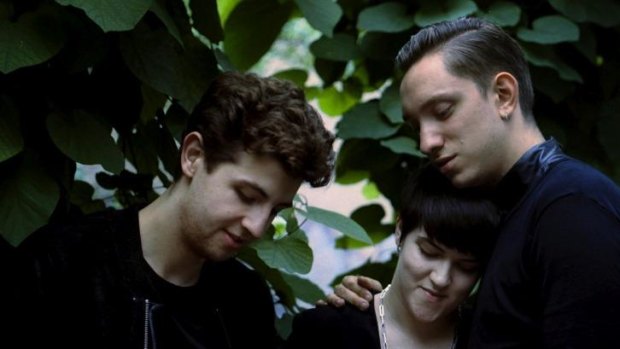 The xx, from left: Jamie Smith, Romy Madley-Croft and Oliver Sim.