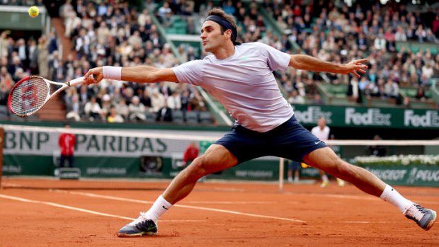Swiss ace Roger Federer.