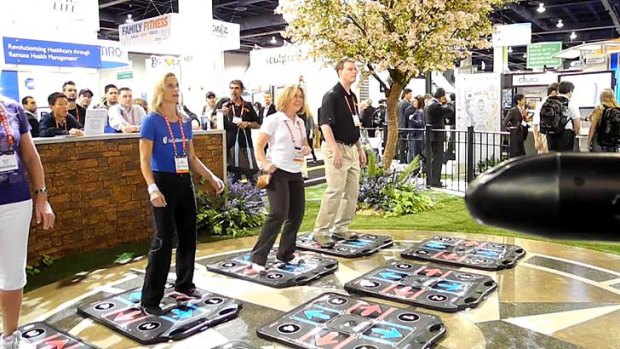 The CES fitness and health zone has a variety of gadgets and services.
