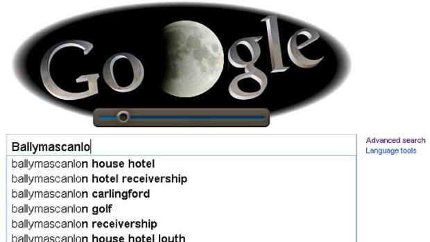 The results of the hotel as they appear on Google.