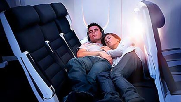 Air New Zealand is hoping to licence its 'SkyCouch' economy seat design to other airlines.