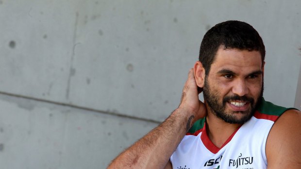 Feeling positive: Rabbitohs skipper Greg Inglis is expecting better things in 2016