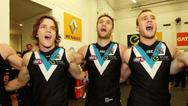 One of Port Adelaide's sponsors has been embroiled in a controversy over homophobic comments.