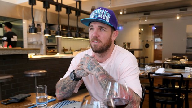 Dane Swan at lunch with Karl Quinn at The Smith in Prahran.