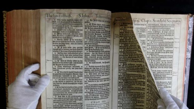 The "DNA of the English language" ... the King James Bible.
