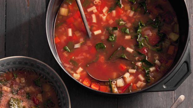 Eat for longevity ... minestrone soup.
