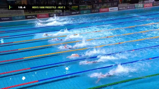 Cody Simpson falls short in 100m freestyle heat