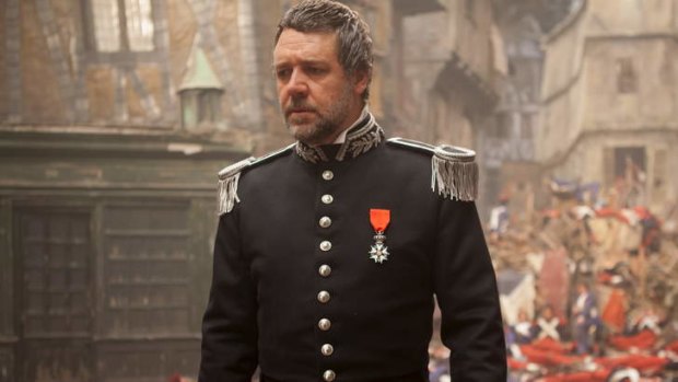 Epic ... Russell Crowe as Inspector Javert in Tom Hooper's <i>Les Miserables</i>