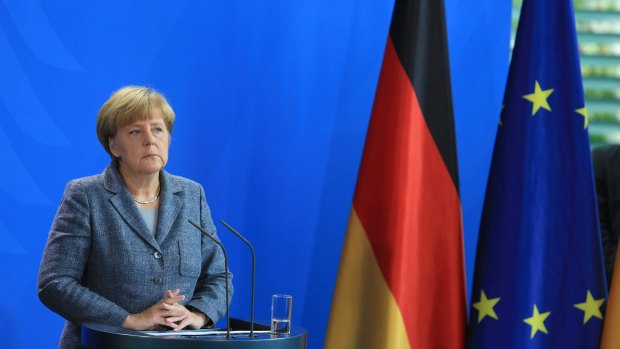 Angela Merkel announced the nation was reallocating up to $9.6 billion to deal with the influx of migrants.