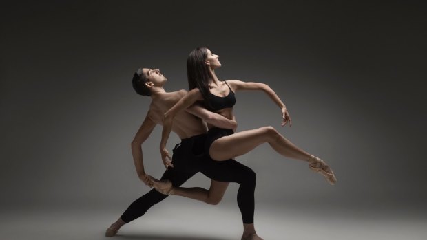 Melbourne Ballet Company dancers Alexander Bryce and Marsha Pecker.