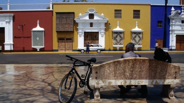 Bounty: Colonial architecture in Trujillo.