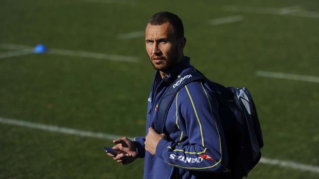 Quade Cooper ... can he handle the pressure?