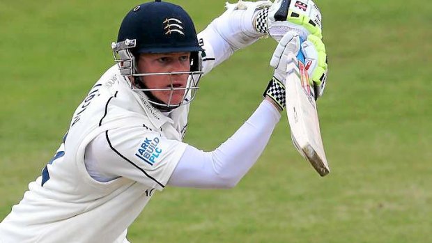 In the runs: Sam Robson averaged 47.2 in the County Championship for Middlesex.