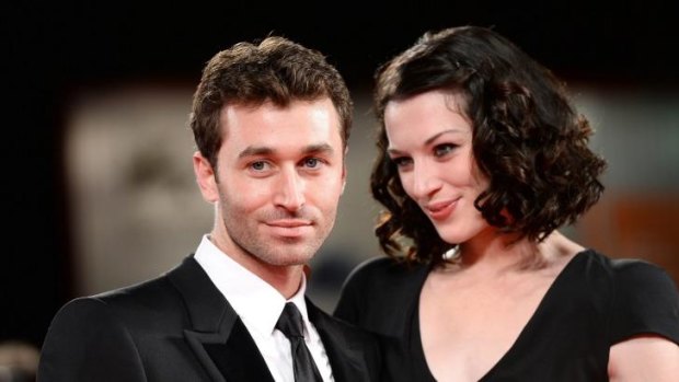 Deen and his girlfriend Stoya at <i>The Canyons</i> premiere at the Venice International Film Festival last year.