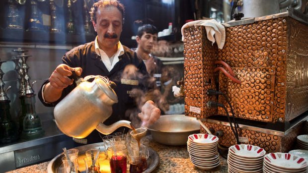 Tea and coffee house in Beyazit.