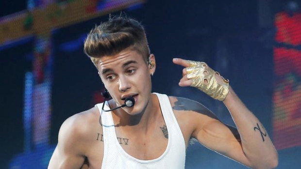 Egg hunt: Justin Bieber's house was raided by police.