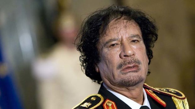 Fresh allegations ... Muammar Gaddafi.