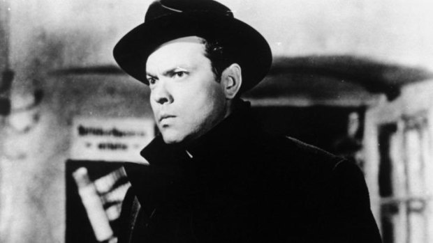 Mystery surrounds post-war Vienna black marketeer Harry Lime (Orson Welles) in 1949 British film <i>The Third Man</i>. 
