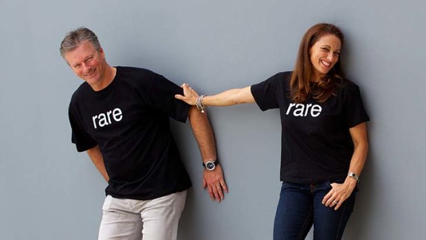 Hope &#8230; Steve Waugh and Georgie Parker are uniting for World Rare Disease Day.