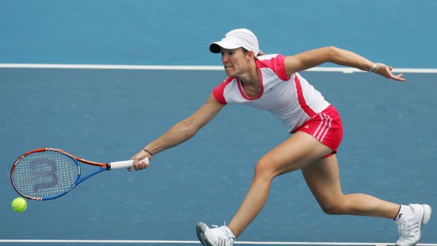 Wild-card ... Justine Henin could meet Jelena Dokic in the third round of the Australian Open.