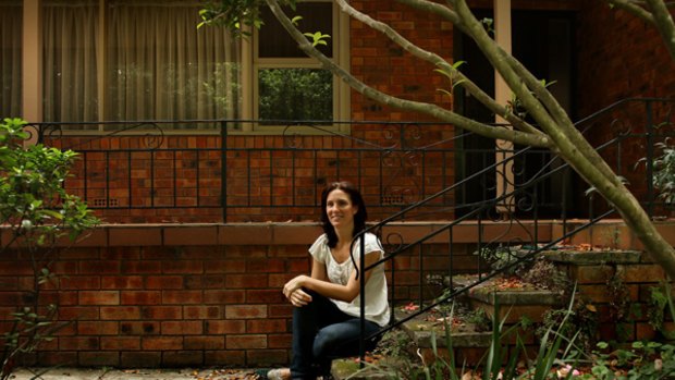 Sitting pretty ... Kirsty Grace at her West Pymble quarters. ''Financially, house-sitting has put me in a good position.''