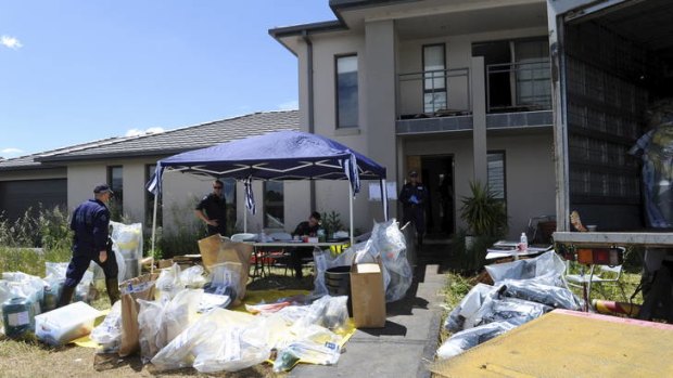 Police seize cannabis plants with an estimated street value of $300,000 at a property in Macgregor yesterday.