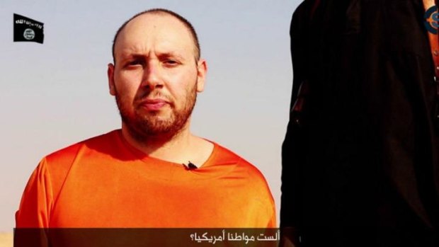 US journalist Steven Sotloff before he was executed by Islamic State jihadists.