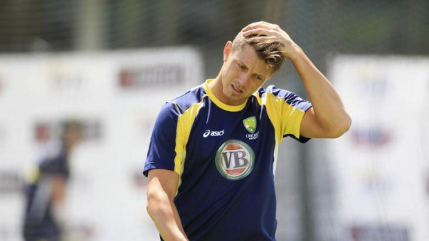 Ashes headache ... James Pattinson's injury is a blow to his preparation for the Test series in England next year.