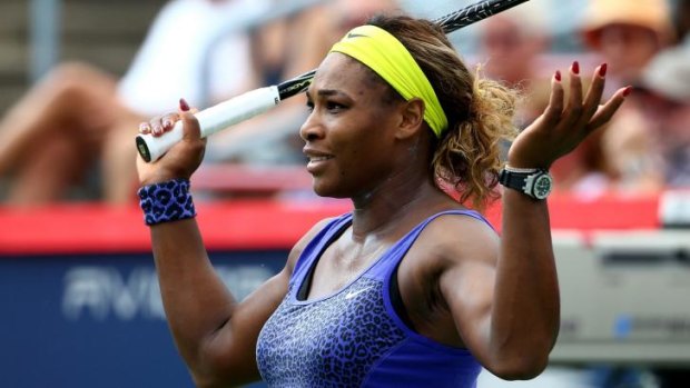 Tough match: Serena Williams.