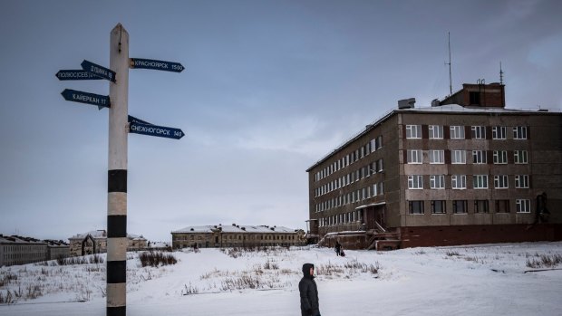 A long way from nowhere: Norilsk is deemed to be Russia's coldest outpost but still attracts those in pursuit of high wages in the mines.