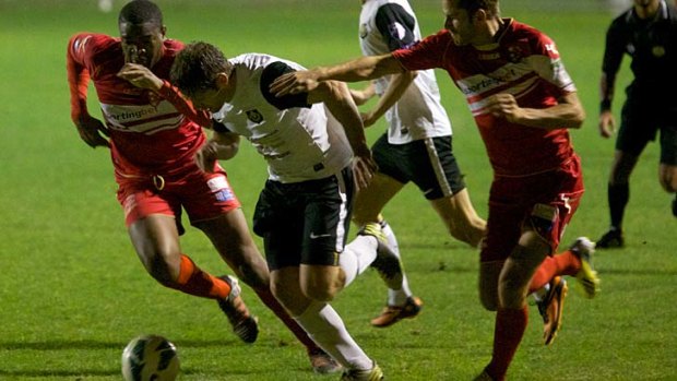 A "fixed" match?: Southern Stars verse Richmond at the Kevin Bartlett Reserve.