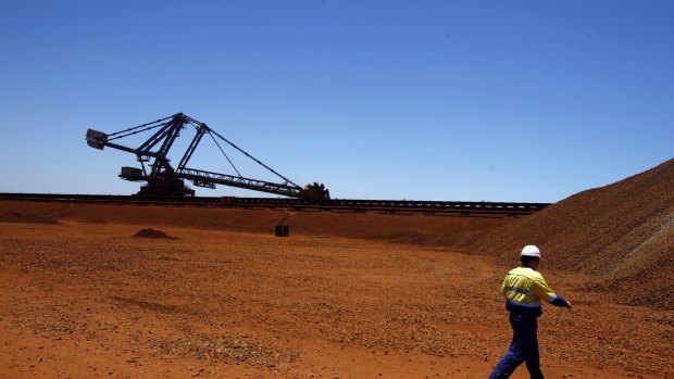 Feeling the heat: Iron ore producers are under pressure after the commodity lost almost 50 per cent in value this year.