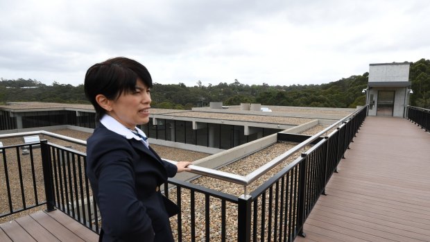 Sei Kato shows Fairfax Media around their new $37 million headquarters.