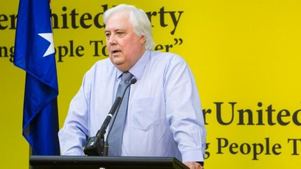Softened conditions for ETS launch: Clive Palmer.
