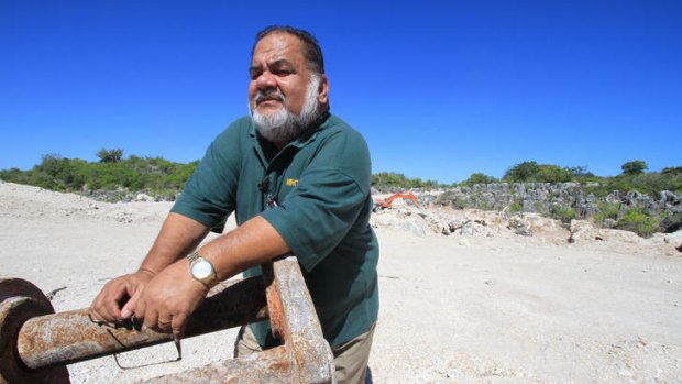 Phosphate mine worker Vinci Clodumar. When Nauru's phosphate industry collapsed, the nation's fortunes went with it.