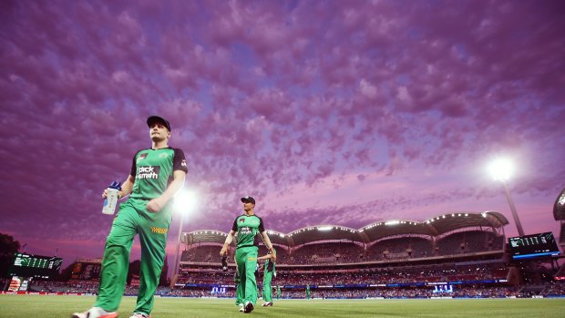 Men of colours: the Melbourne Stars went down to Adelaide in their season-opener.