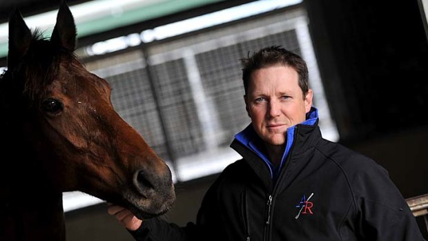 In the know: Sam Doran works for Aquanita Racing and keeps owners in touch with their horse's progress.