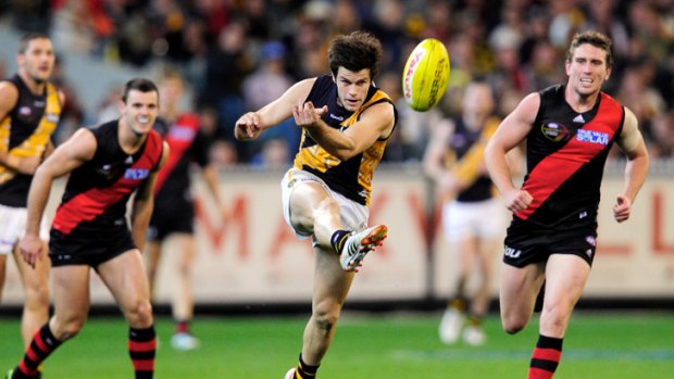 Wing wizard... Trent Cotchin has been a standout performer for the Tigers.